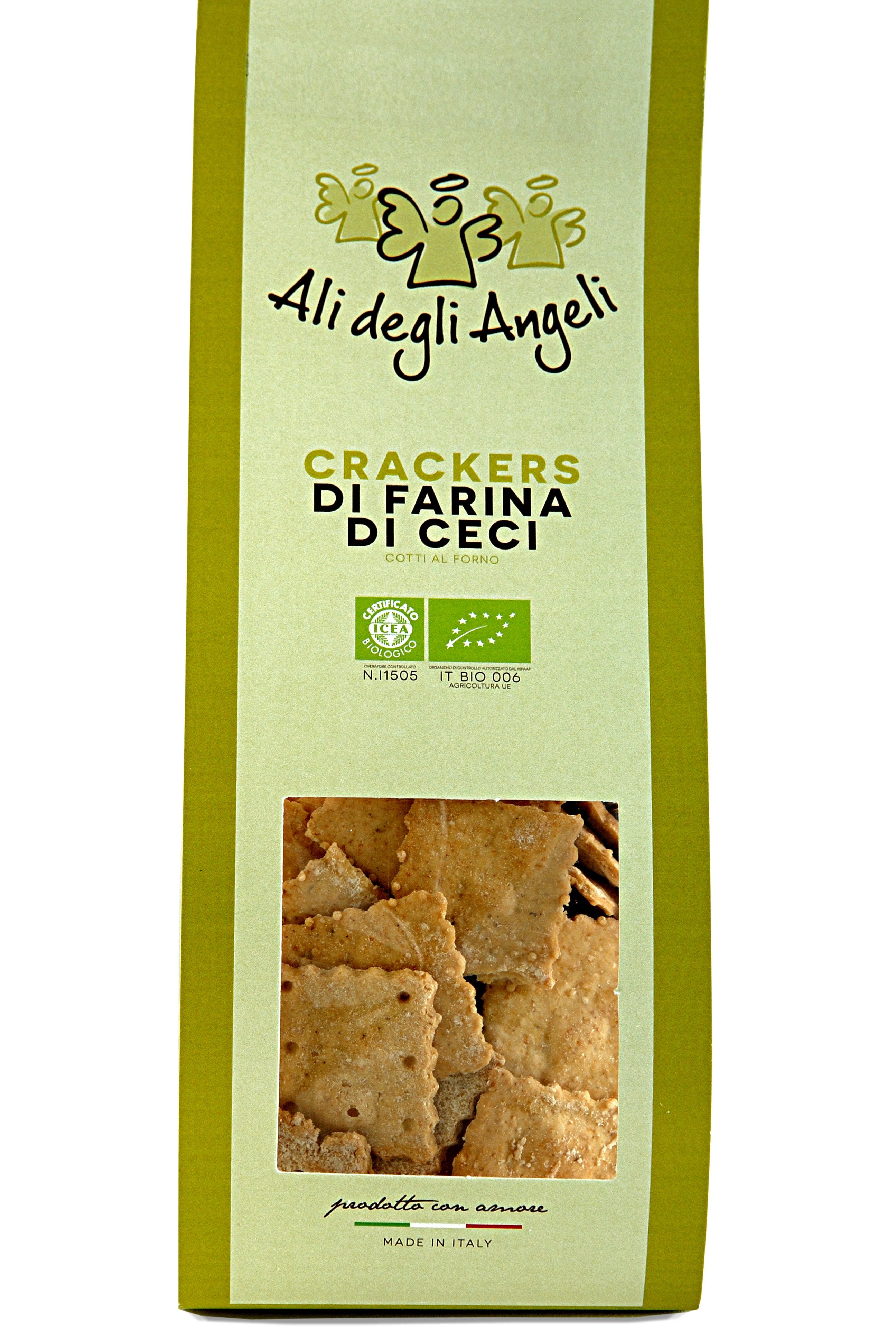 Cracker di Farina di Ceci 180g – Ali degli angeli