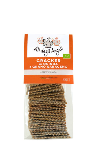 Crackers di Quinoa e Grano Saraceno 150g
